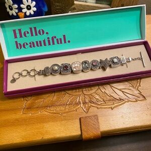 Lori Bonn Yacht Clubber Sterling Silver Charm Bracelet 7 to 8 inches